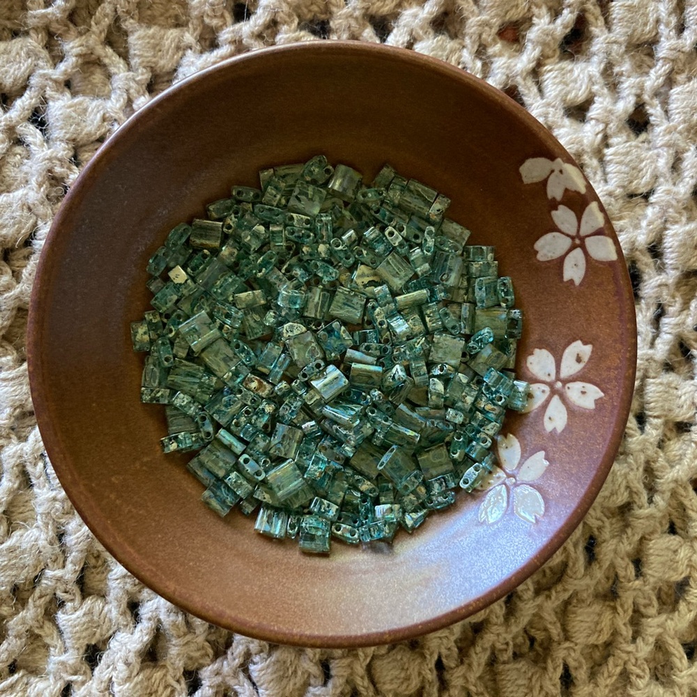 Japanese Glass Tila Bead Mix With Stackable Clear Storage Container - Picture 12 of 16